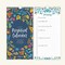 bloom daily planners Perpetual Calendar, 5" x 10", Seasonal Florals